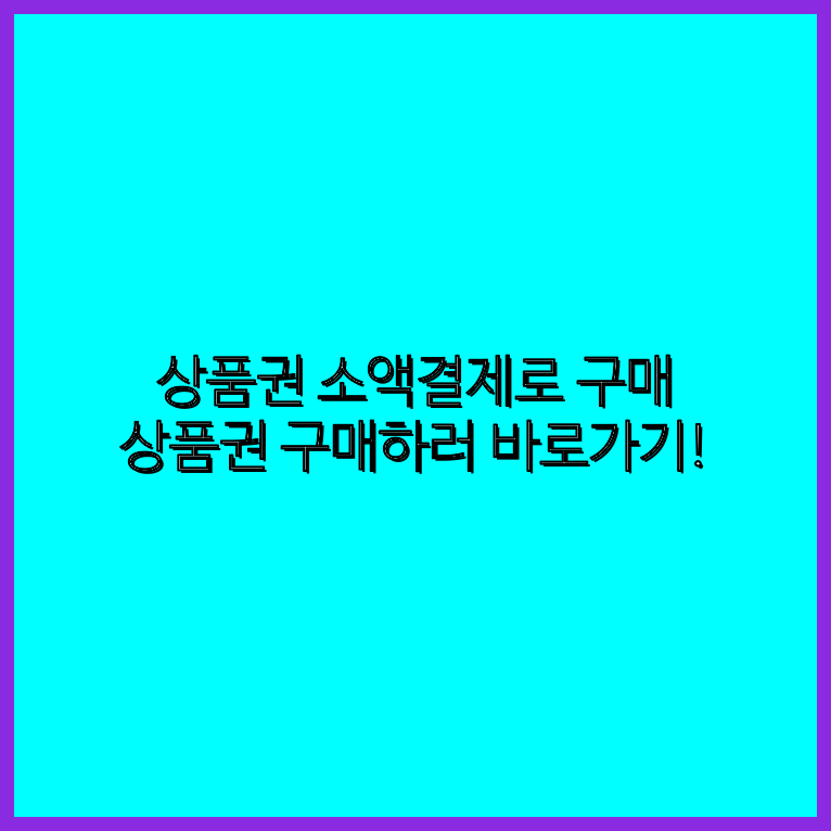 문상소액결제
