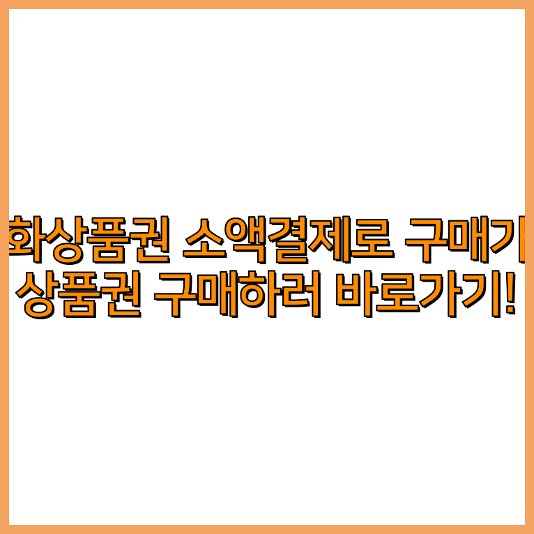 문상소액결제